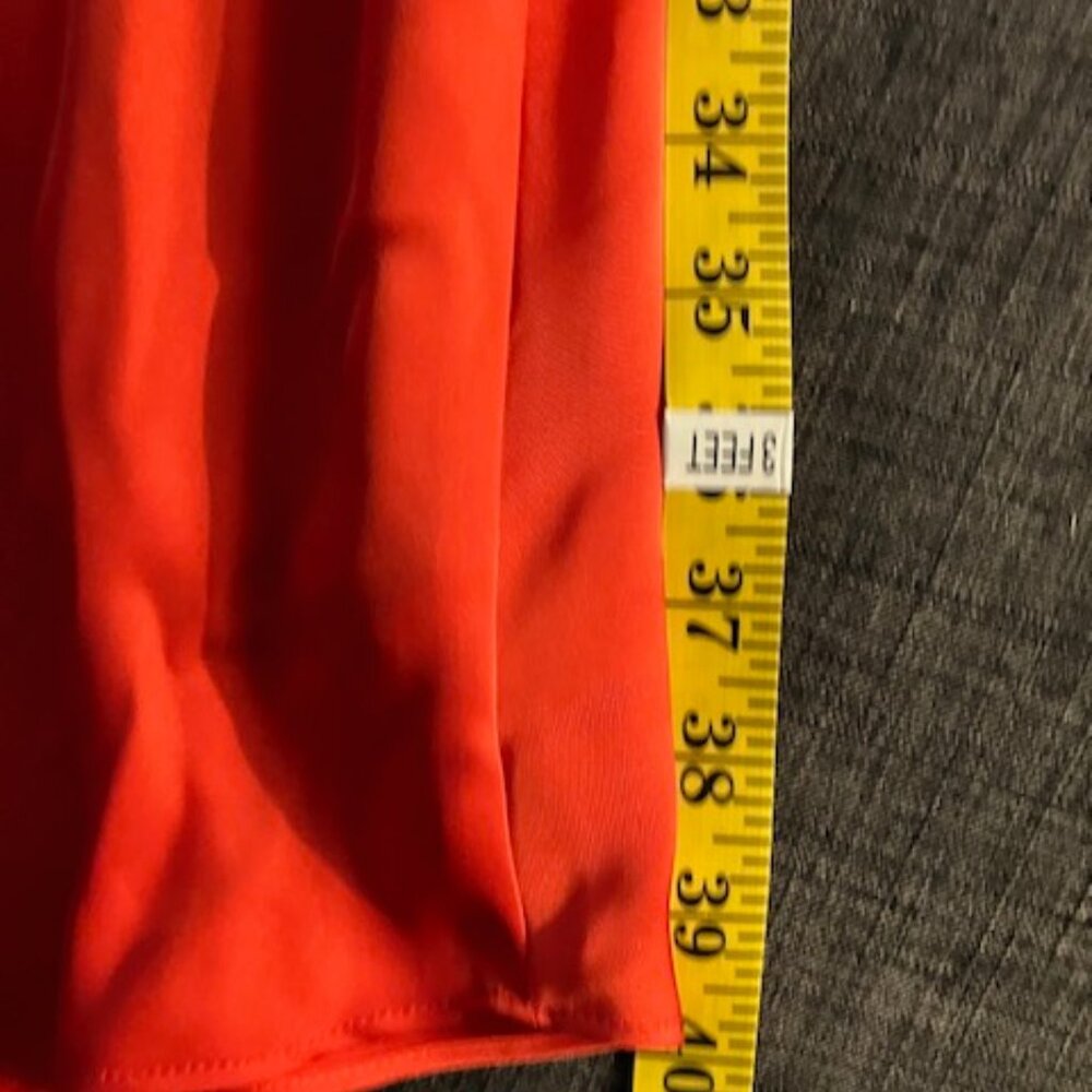 Designer Ramy Brook Midi Length Red Dress - Picture 8 of 16